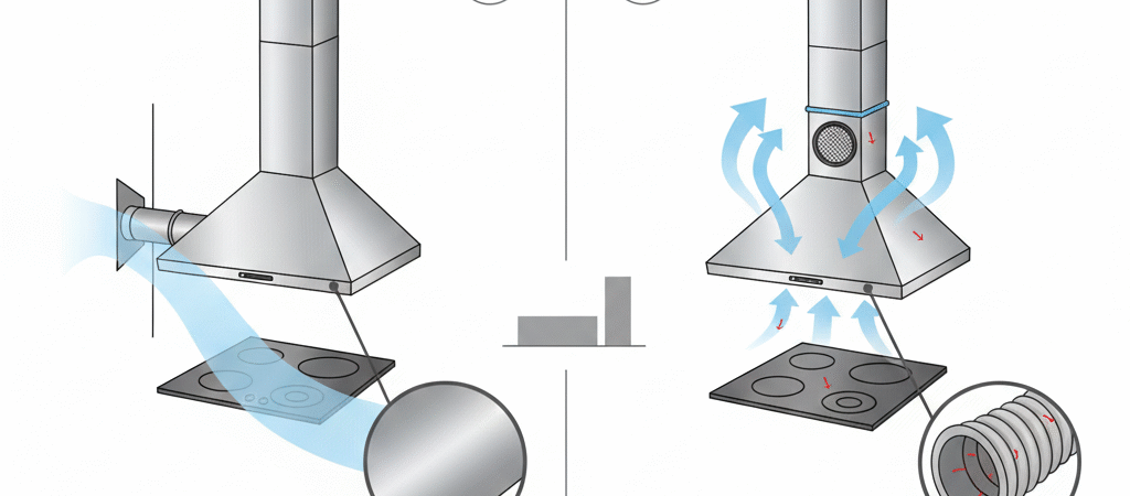 Coifas e Depuradores: Guia de Vazão (m³/h), Nível de Ruído (dB) e Engenharia de Dutos