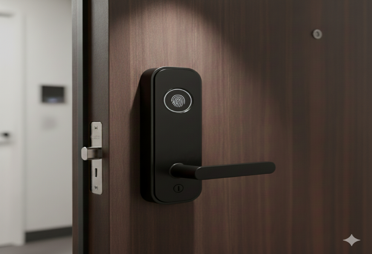 Melhor Fechadura Digital Custo-Benefício: Guia Técnico de Nível de Segurança (ANSI/Abre), Métodos de Acesso (Biometria/Senha) e Instalação (Espessura da Porta)