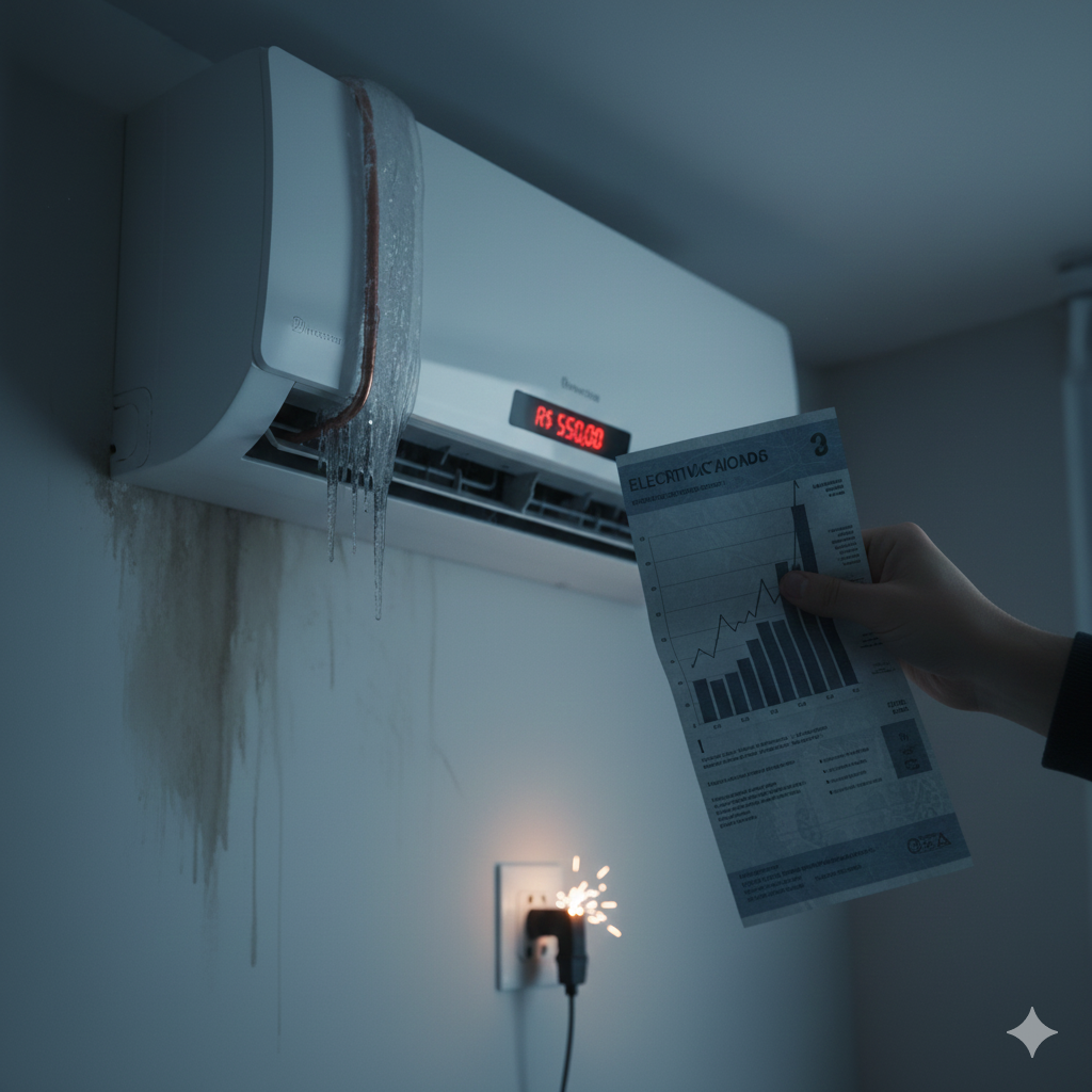 Seu Ar Condicionado Está Gastando O Dobro? 5 Sinais Urgentes de que a Instalação Falhou
